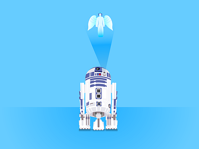 Carrie Fisher Tribute angel carrie fisher r2d2 star wars