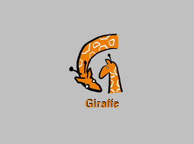 giraffe animal design giraffe graphic design icon illustration