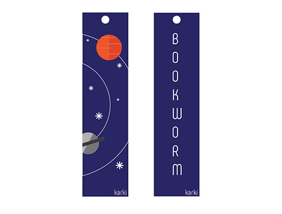 Space Bookmark illustration