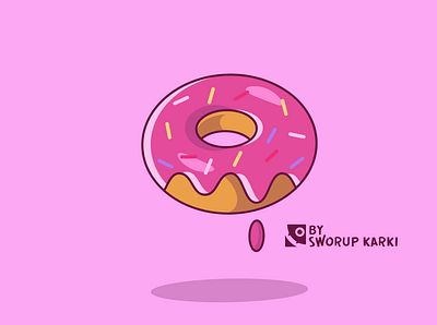 Donuts = Love illustration