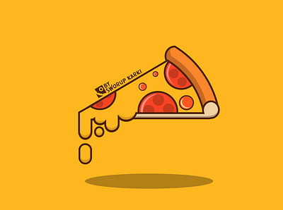 Melting Cheese Pizza illustration