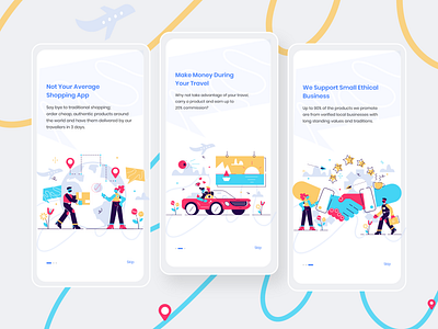 App On boarding / Splash Screen app design app onboarding app ui ux onboarding illustration onboarding screen onboarding ui splash page splashscreen