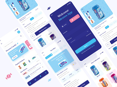 Candy App Exploration 🍬 app design app designer app ui app ui kit app ui ux application design application ui candy app candy app design candy app exploration candy app ui ux candy ios app mobile app design