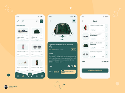 Retail Shop App UI UX