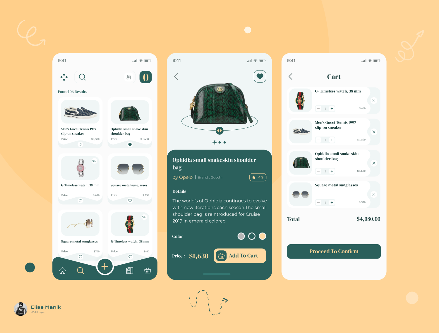 Retail Shop App UI UX by Mohammed Elias on Dribbble