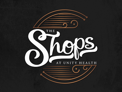 The Shops art design gift gift shop graphic design health healthcare hospital lettering logo magic typography