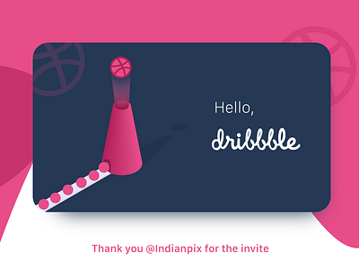 Hello Dribbble ! We are here. design ui