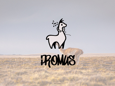 Promus Music App Logo brand brand design branddesign branding design dribbble fiverr fiverr.com logo logo design minimal minimal logo minimalist music music logo