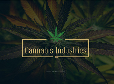 Cannabis Industries LTD ny Nari777 cannabis cannabis logo cannabis oil logo minimal minimal logo minimalistic weed
