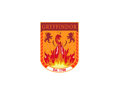 Gryffindor Badge Logo adobe adobe illustrator adobe photoshop behance brand design brand identity branding design fiverr fiverr.com flat logo flickr illustration logo logo design logodesign logotype minimalista ui uiux user interface