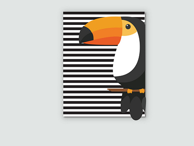 Tropical Toucan illustration