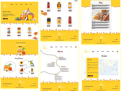 Honey Figma animation app beautiful design figma figmadesign graphic design honey honey bee ui ux web webdesign website design
