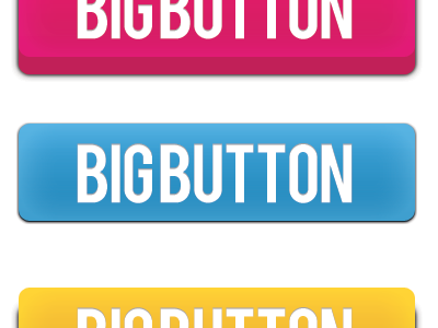 A Big Button big blue button mouse over pink ui yellow