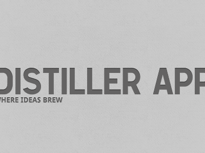 Distiller App