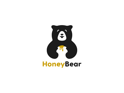 HoneyBear bear design honey honey bear logo logo design sweet