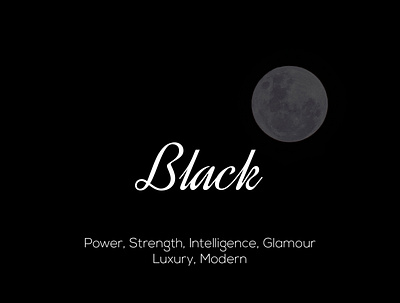 What does Black Color represent? brand designer color color palette colors glamour graphic designer intelligence logo designer luxury modern power strength
