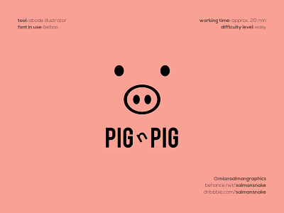 Pig n Pig Logo Design