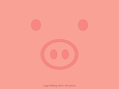 Pig n Pig Logo Making brand designer creative logo designs graphic designer grid grid logo logo designer logo making making negative space negative space logo pig face pig face logo pig logo