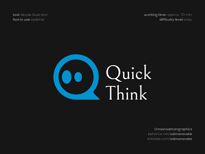 Quick Think Logo Design