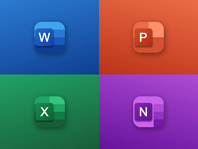 Microsoft Office 365 - Icons Redesign