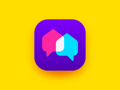 Housibly - App Logo Design agency app app icon app logo chat app chat bubble chat logo company consulting creative logos dating home logo house logo icon logo logodesign modern logos real estate real estate logo startup