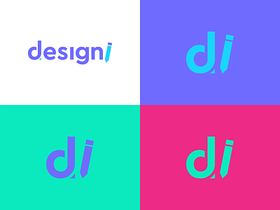 Designi Brand Colors abstract brand branding cera pro colors design identity letter logo mark pencil purple virtual studio wordmark