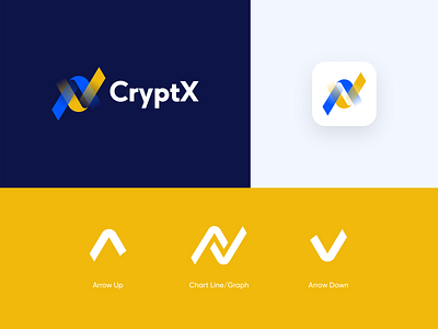 CryptX Logo Design