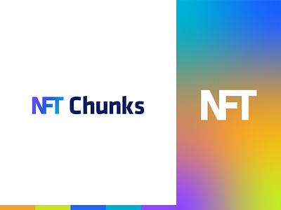 NFT Chunks Logo brand brand designer branding crypto design digital assets flipping nfts logo logo design logo designer logomark marketplace metaverse nft logo nft platform nfts trading virtual reality wordmark