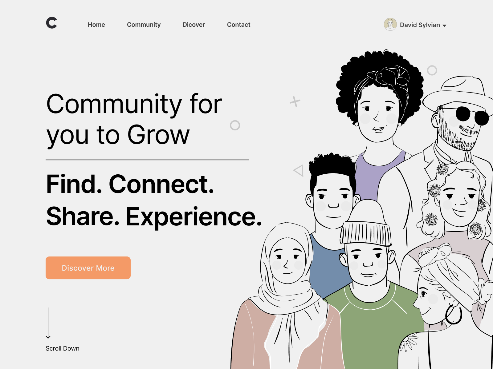 Grow With Community Landing Page By Salman Saleem For Outcraft On Dribbble