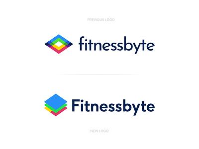 Fitnessbyte Logo Redesign app app icon app logo brand identity design branding design fitness fitness and health app fitness app fitness app logo gym logo health icon design layers logo logo logo design rebrand rebranding redesign step