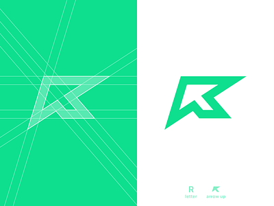 R arrow up, letter mark negative space logo symbol icon arrow logo arrow up blockchain brand designer branding crypto cryptocurrency design investment advise learning platform letter logo logo logo design logo designer logotype designer r r letter stocks trading trading logo