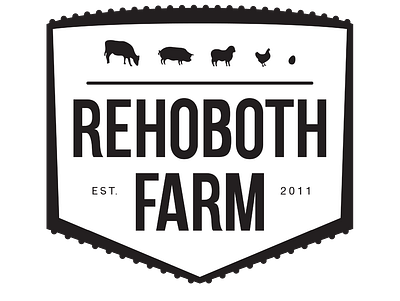 Rehoboth Farms Crest Logo design graphic design logo