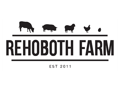 Rehoboth Farms Logo design graphic design logo