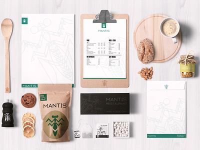 Mantis Restaurant Branding