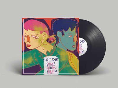 The DØ Vinyl Cover graphicdesign graphicdesigns illustration mockup music musician thedo vinyl vinyl cover vinyl record