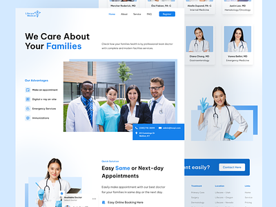 Lifecare Medical - Medical Landing Page appointment booking booking doctor clinic dental dentist doctor doctor appointment health health app healthcare hospital hospital app landing page medic medical medical app medicine patient uiux web app