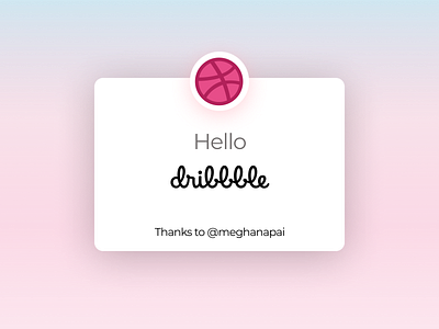 Hello dribble! first post hellowdribble uidesign uxdesign