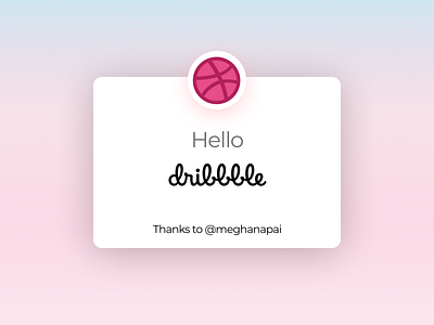 Hello dribble!