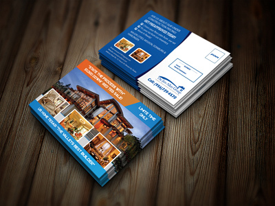 REAL ESTATE POSTCARD DESIGN postcard postcard design real estate branding real estate logo real estate postcard realestate