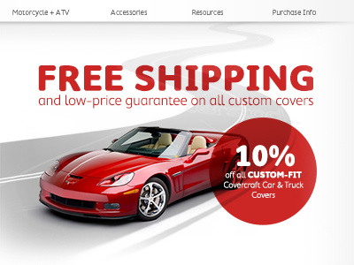 Homepage Promo In-progress car cover ecommerce home multiply navigation red responsive typography web