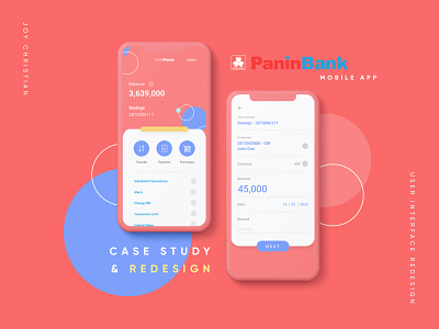 Panin Bank Mobile New Interface app bank banking banking app bankingapp branding mobile app mobile banking mobile banking app mobile ui panin ui ux