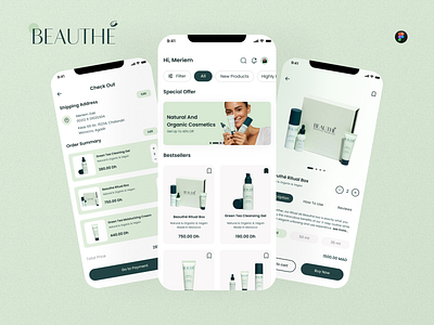 Beauthe-Online Skincare App UI/UX
