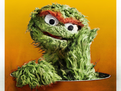 Oscar the Grouch jim henson muppets planet pulp sesame street