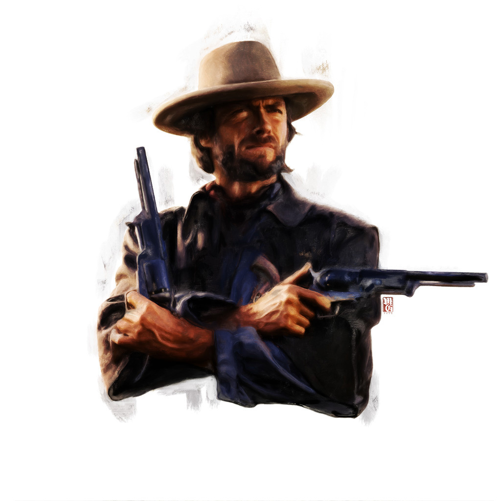 outlaw josey wales by Matthew Gallagher on Dribbble