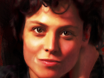 Ripley adobe alien illustrator photoshop portrait