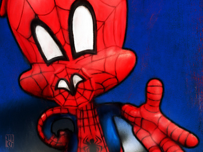 Spider-Ham illustrator marvel peter porker photoshop spider man spider verse