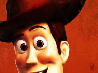 Sheriff Woody disney illustrator photoshop pixar portrait toy story