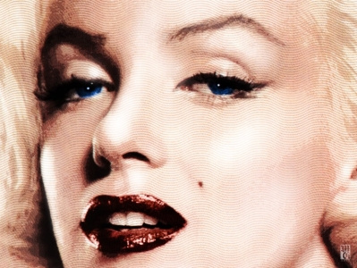 Marilyn adobe illustrator photoshop portrait