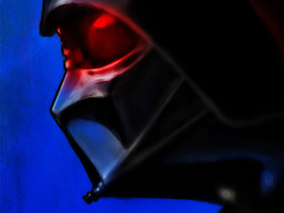 Darth Vader disney illustration illustrator painter photoshop portrait star wars