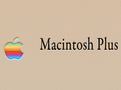 mac plus apple icon logo rainbow rebound retro